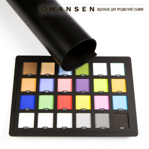 Wansen PB-0710-03 Black mat фон пластиковый черный матовый 0.7х1 м