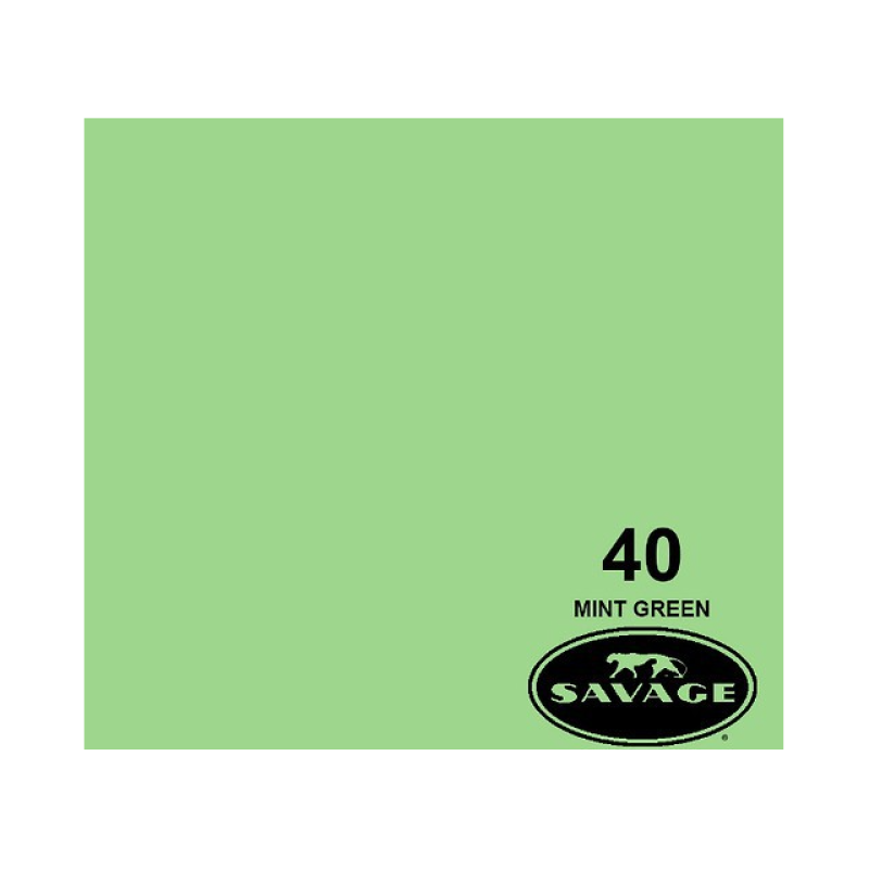 Savage (40-12) Mint Green фон бумажный 2,7x11 м мятный