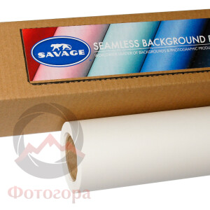 Savage (66-12) Pure White фон бумажный 2,7x11 м чисто белый