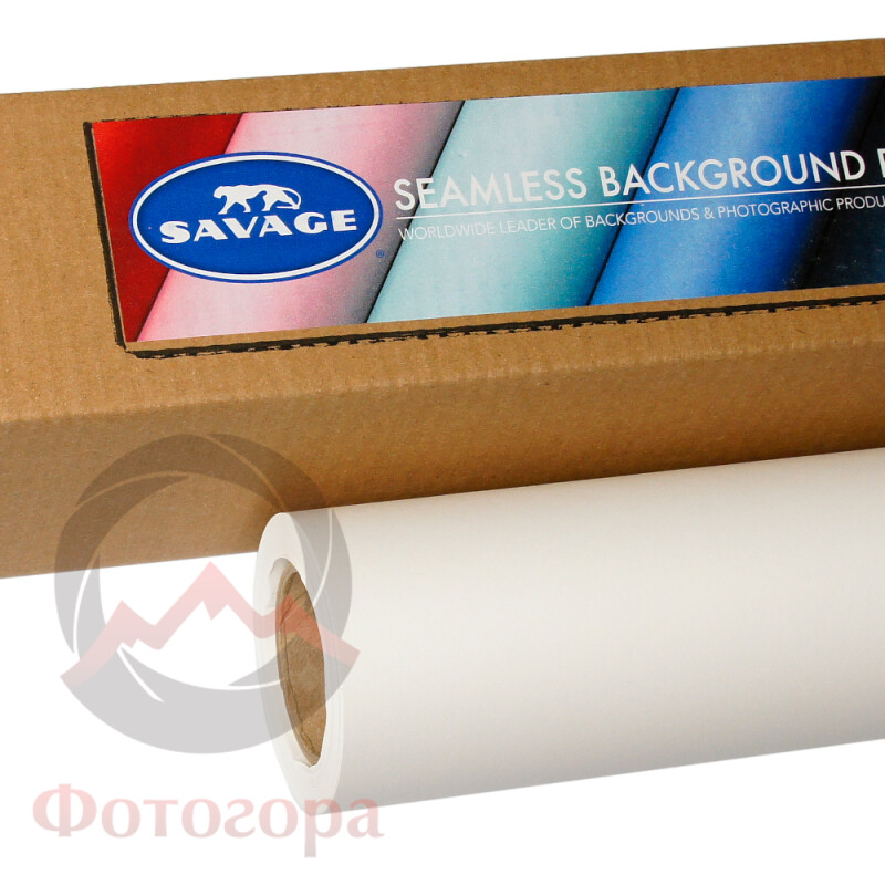 Savage (66-12) Pure White фон бумажный 2,7x11 м чисто белый