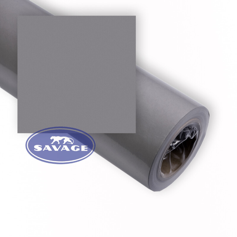 Savage (9-12) Stone Grey фон бумажный 2,7x11 м серый камень