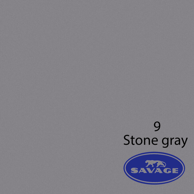Savage (9-12) Stone Grey фон бумажный 2,7x11 м серый камень