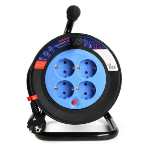 SmartBuy SBE-16-4-10-Z 16А удлинитель на катушке 10 м медь 3.5 кВт