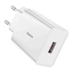 Baseus CCFS-W02 Speed Mini QC single U сетевое зарядное устройство 18W цвет белый