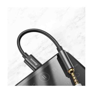 Baseus CATL54-01 переходник черный с Type-C папа на 3.5mm мама