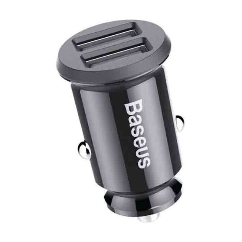 Baseus CCALL-ML01 Grain автомобильное зарядное устройство цвет черный