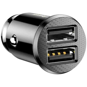 Baseus CCALL-ML01 Grain автомобильное зарядное устройство цвет черный