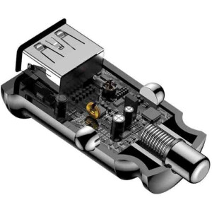 Baseus CCALL-ML01 Grain автомобильное зарядное устройство цвет черный