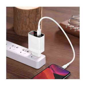 Baseus CCJMHA-A02 Dual QC Digital Display A+A EU сетевое зарядное устройство цвет белый