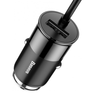 Baseus CCTON-01 автомобильное зарядное устройство 5.5A цвет черный