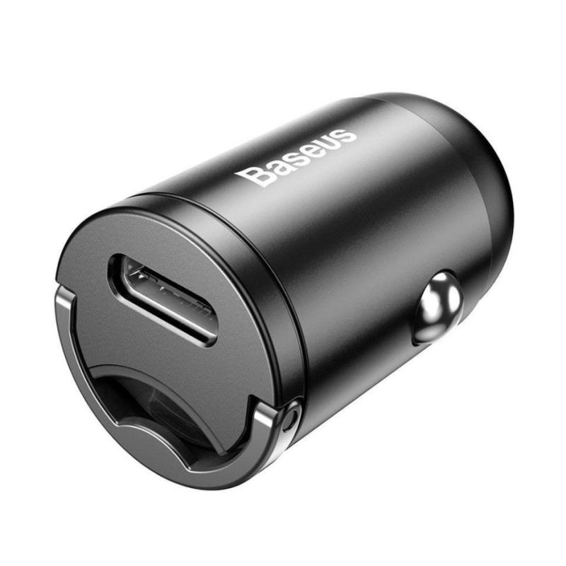 Baseus TZVCHX-0G Tiny Star Mini PPS с Type-C на IP 18W автомобильное зарядное устройство цвет серый