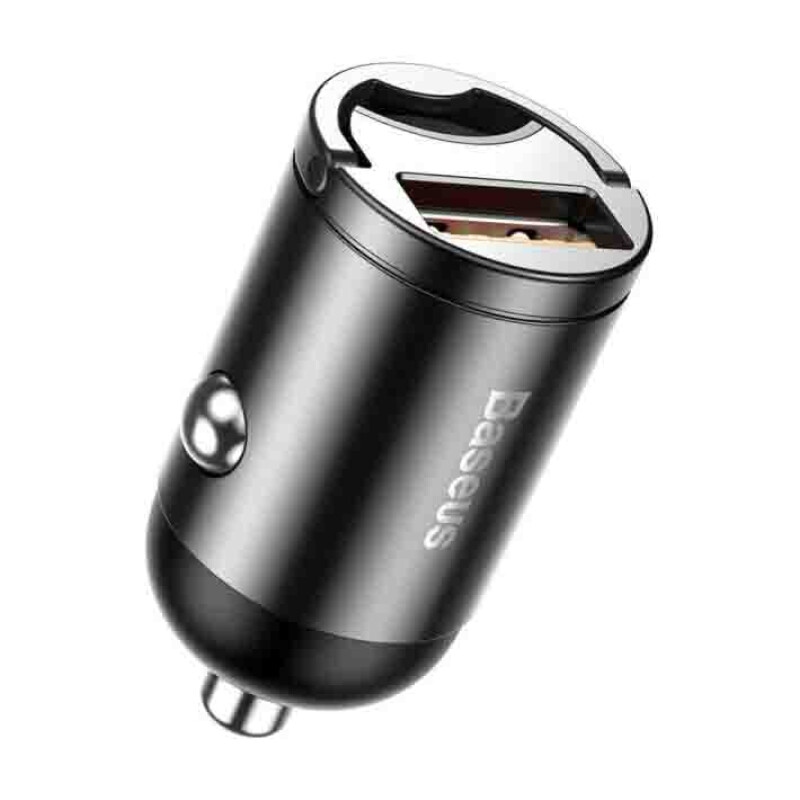 Baseus VCHX-A0G Tiny Star Mini USB Port автомобильное зарядное устройство 30W цвет серый