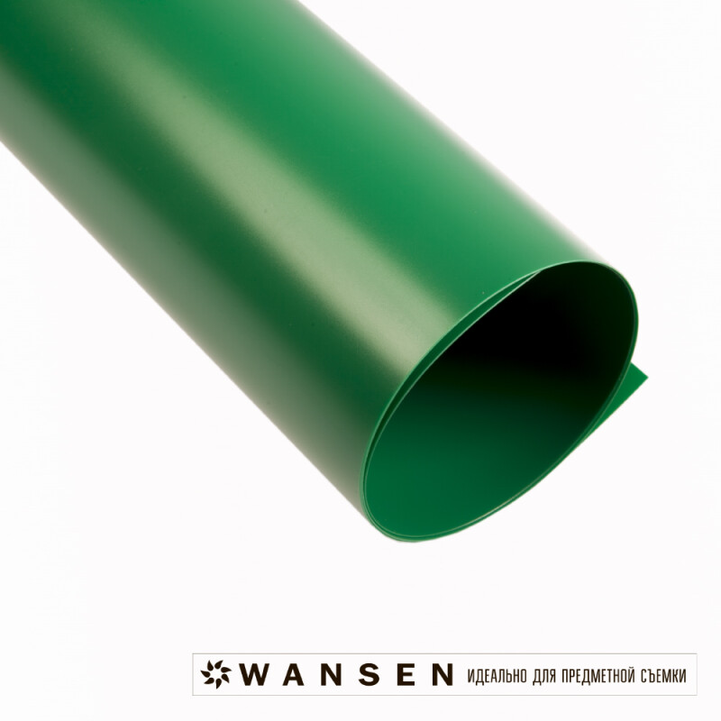 Wansen PB-0710-05 Green mat фон пластиковый темно-зеленый матовый 0.7х1 м