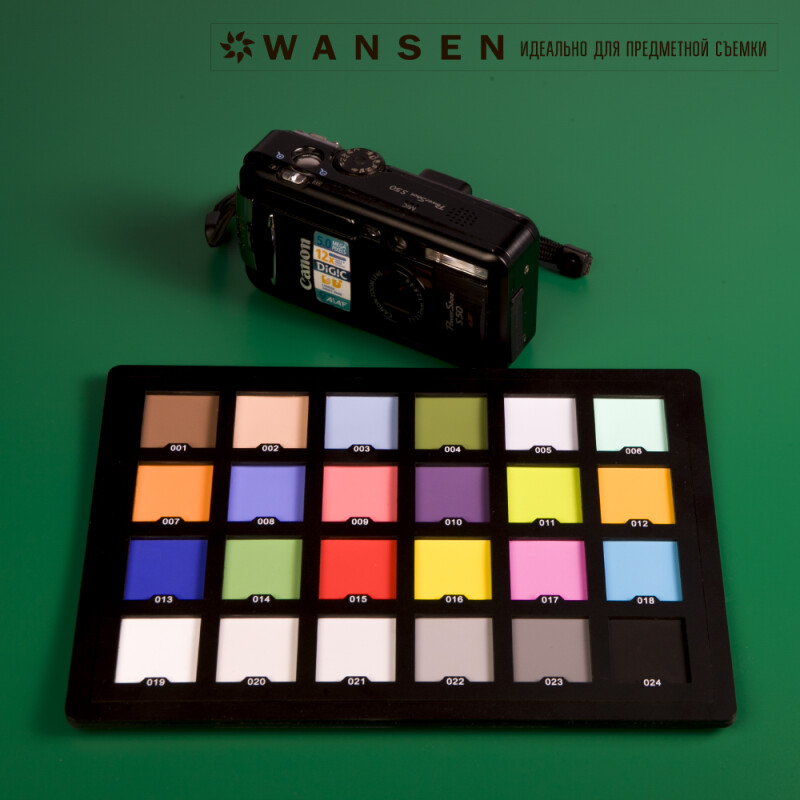 Wansen PB-0710-05 Green mat фон пластиковый темно-зеленый матовый 0.7х1 м