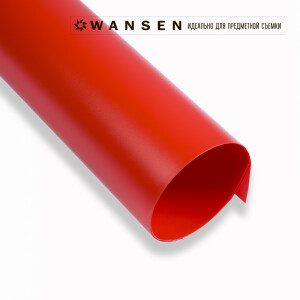 Wansen PB-0710-03 Red mat фон пластиковый красный матовый 0.7х1 м