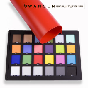 Wansen PB-0710-03 Red mat фон пластиковый красный матовый 0.7х1 м