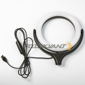 Fotokvant LEDF-537Z Black кольцевой осветитель USB черный