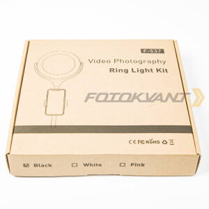 Fotokvant LEDF-537Z Black кольцевой осветитель USB черный