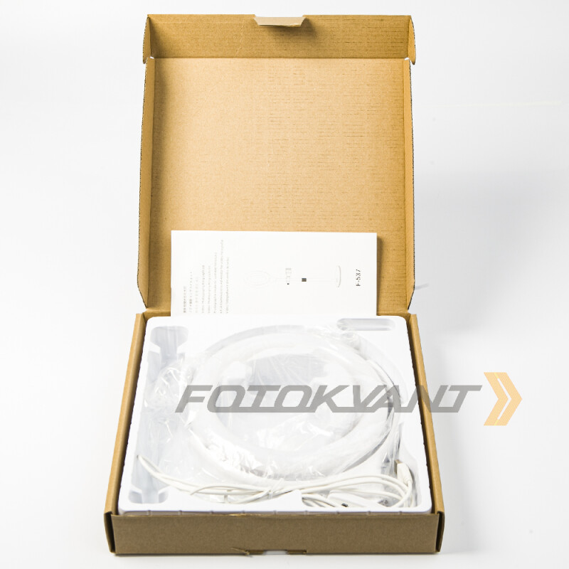 Fotokvant LEDF-537Z White кольцевой осветитель USB белый