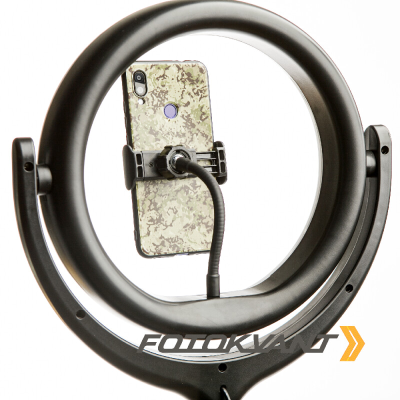 Fotokvant LEDF-539Z Black кольцевой осветитель USB черный 10 Вт