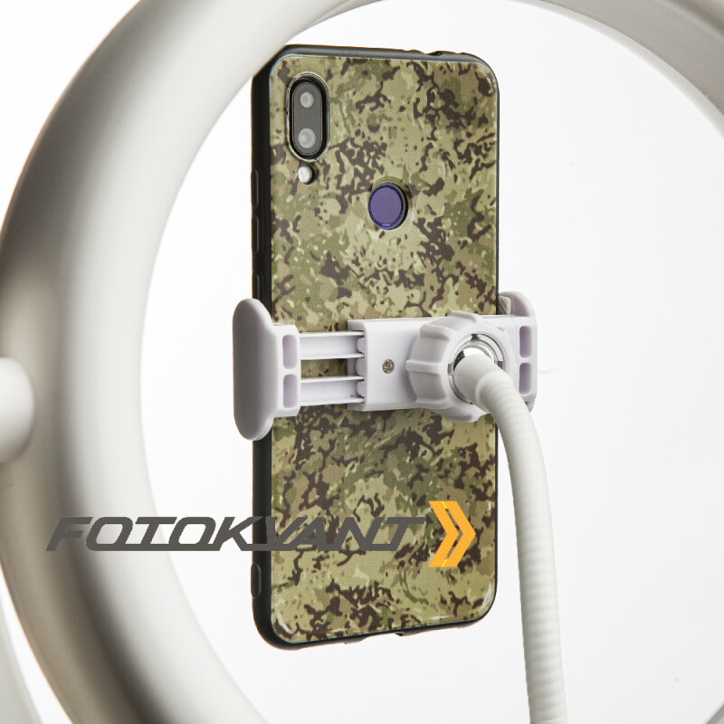 Fotokvant LEDF-539Z White кольцевой осветитель USB белый