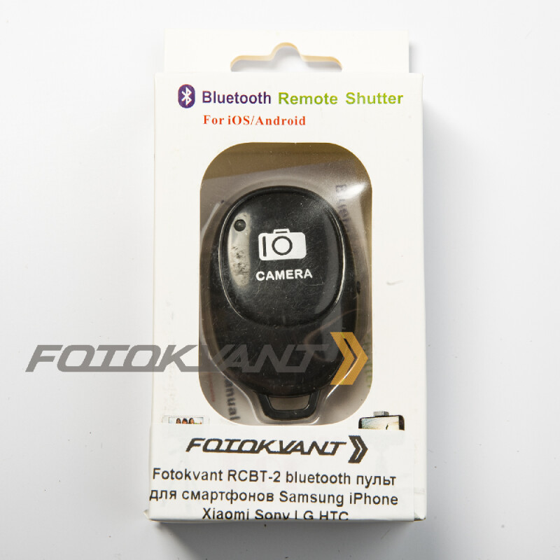 Fotokvant RCBT-2 bluetooth пульт для смартфонов Samsung iPhone Xiaomi Sony LG HTC