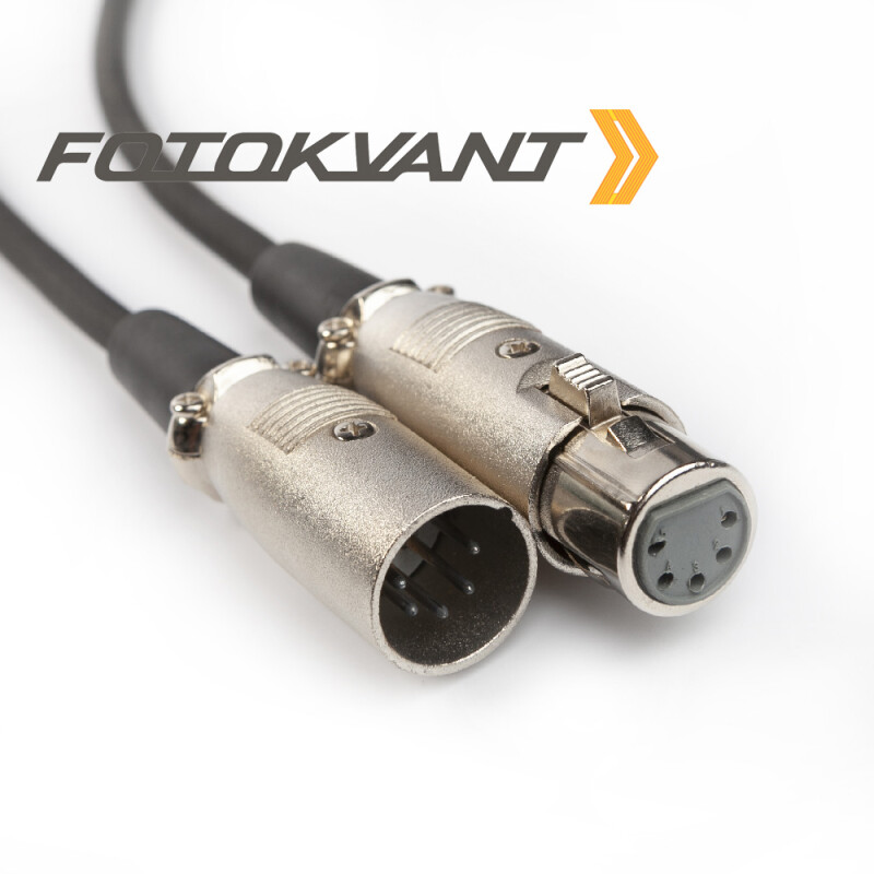 Fotokvant VAC-53 XLR/DMX кабель 5 pin 3 метра