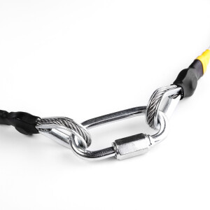 Fotokvant TRT-853 трос страховочный 850 мм сеч 3 мм нержавеющая сталь с карабином до 50 кг