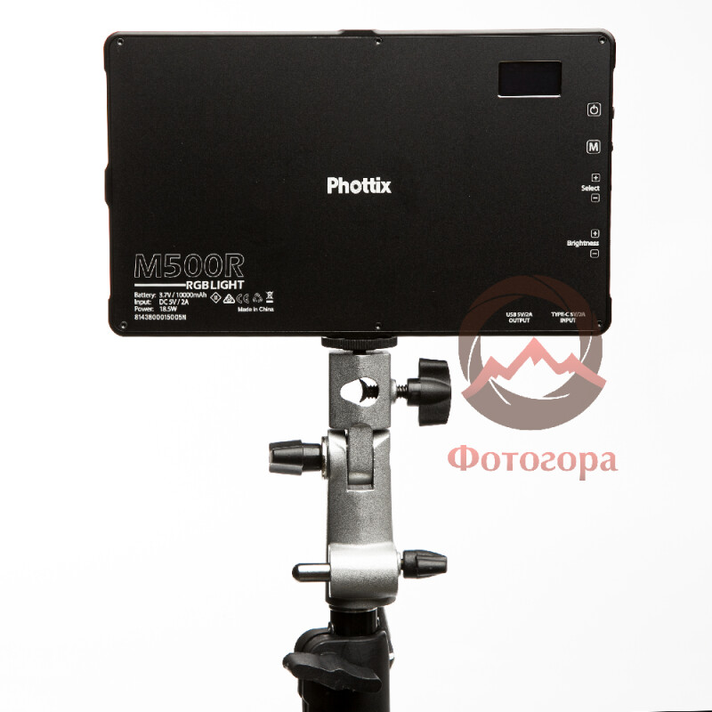 Phottix 81438 M500R RGB Panel LED Light аккумуляторная светодиодная панель