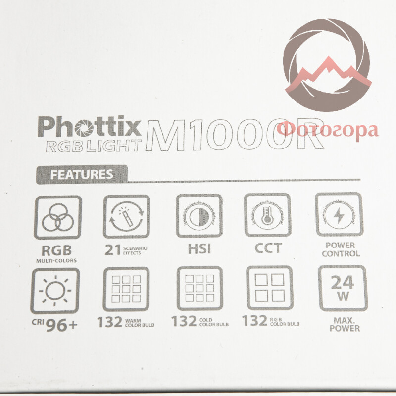 Phottix 81439 M1000R RGB светодиодная панель со встроенным аккумулятором