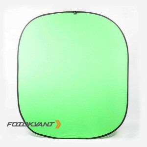 Fotokvant BG-1821 Green фон тканевый складной зеленый хромакей 1,8х2,1 м