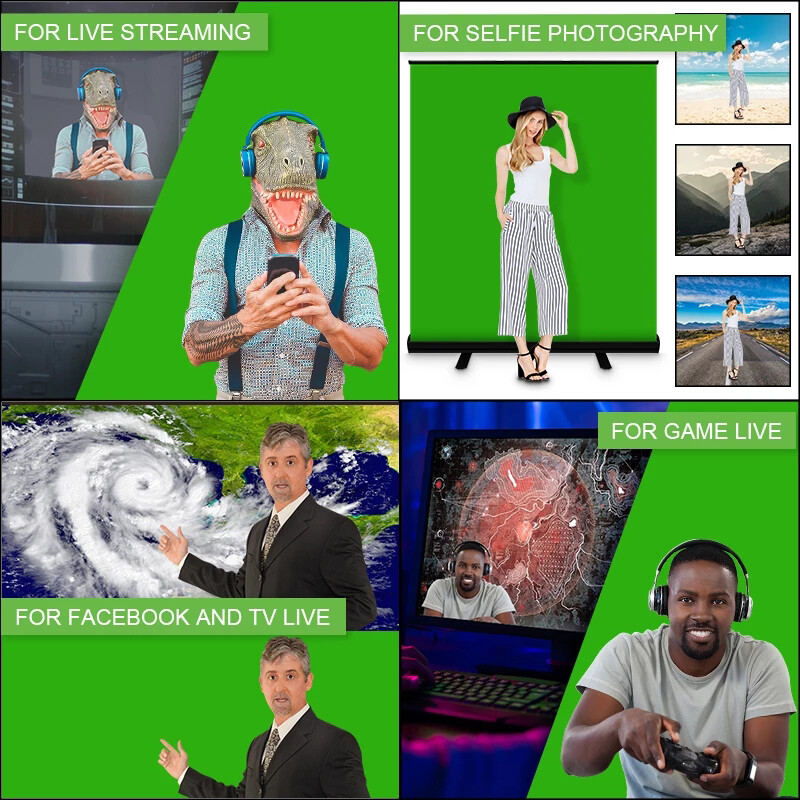 Grifon 12403 фон в футляре Roll Up зелёный 155х205 см