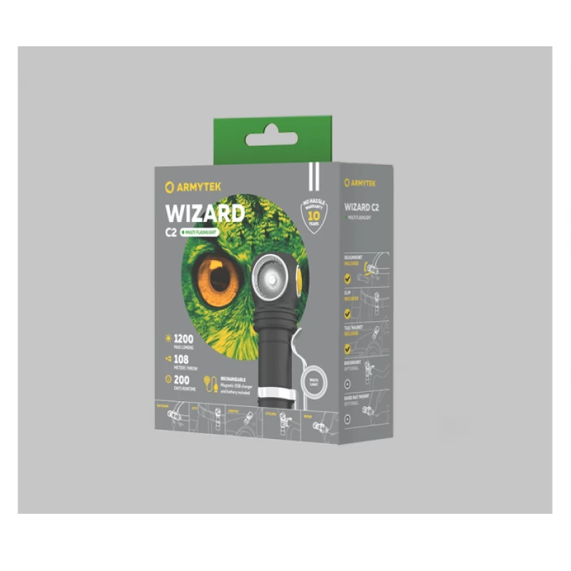 Armytek Wizard C2 Magnet USB фонарь с холодным светом