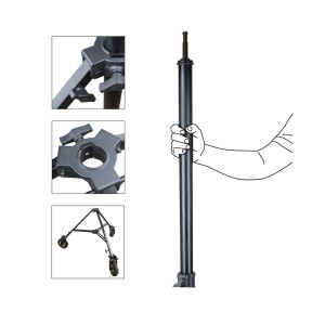 Kupo 163MB Steadycam Stand стальная стойка до 203 см