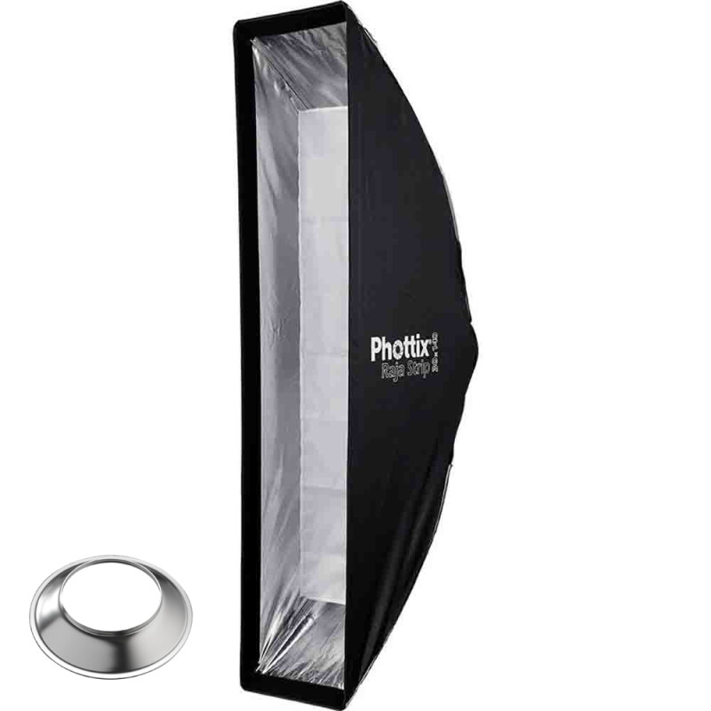 Phottix (82725BL) Raja Strip 30х140 стрипбокс с сотами 30х140 см для Balcar