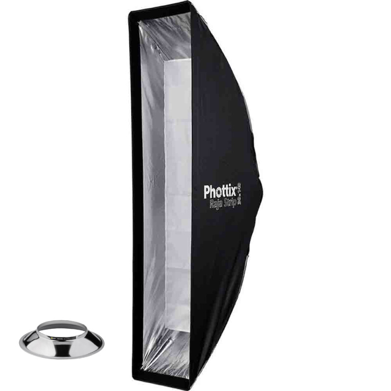 Phottix (82725EP) Raja Strip 30х140 стрипбокс с сотами 30х140 см для Einstein Paul C. Buff