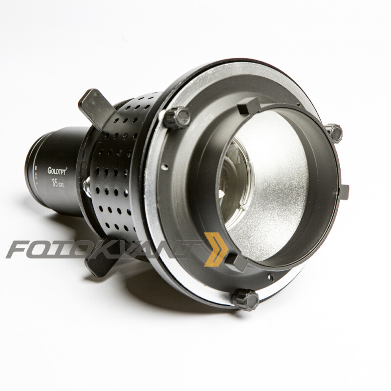 Fotokvant RO-03-85 оптический рефлектор с байонетом Bowens с объективом 85 мм