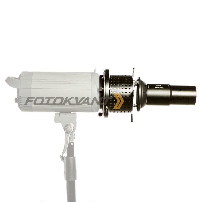 Fotokvant RO-03-85 оптический рефлектор с байонетом Bowens с объективом 85 мм