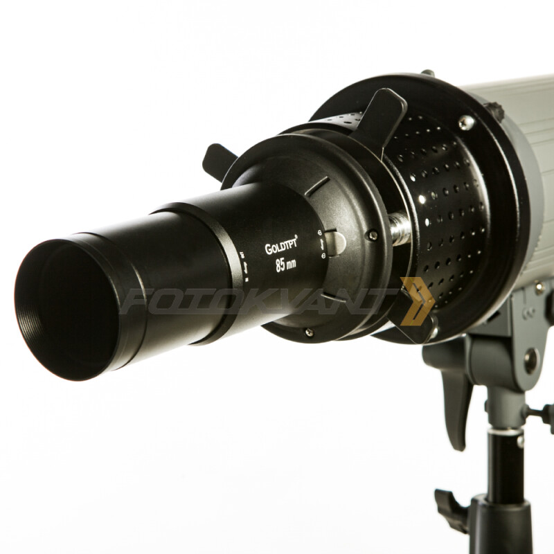 Fotokvant RO-03-85 оптический рефлектор с байонетом Bowens с объективом 85 мм