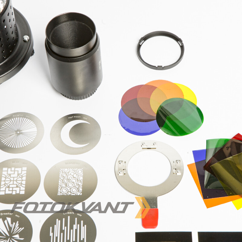 Fotokvant RO-03-85HE оптический рефлектор с байонетом Hensel с объективом 85 мм