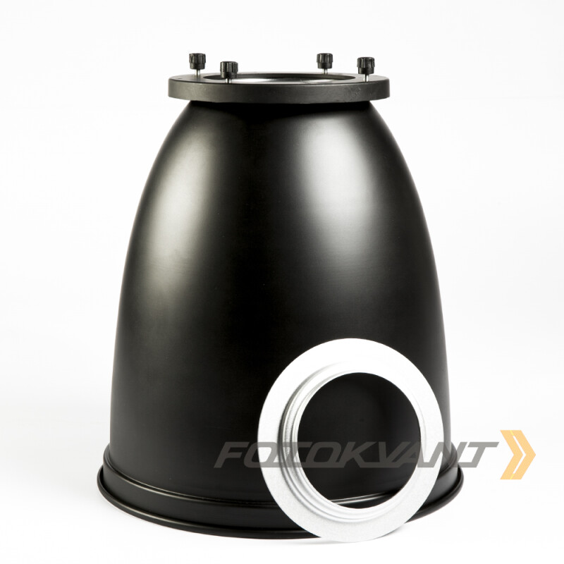 Fotokvant RF-28HE телерефлектор 45 градусов с байонетом Hensel 28 см или 11 дюймов