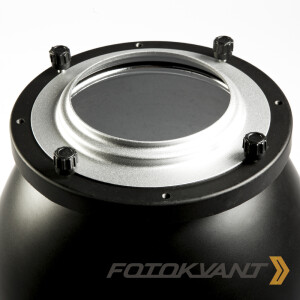 Fotokvant RF-28HE телерефлектор 45 градусов с байонетом Hensel 28 см или 11 дюймов