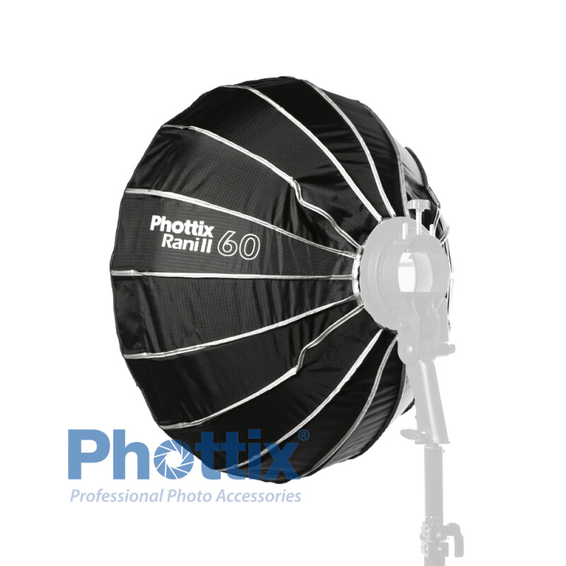 Phottix (82765) Rani II 60 Folding Beauty Dish софтрефлектор серебряный 60 см