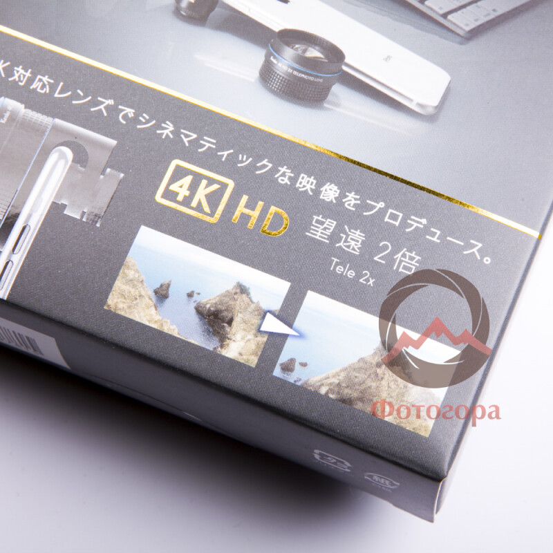 Kenko REAL PRO CINEMA 4K TELE 2X объектив с креплением PRO CLIP для смартфонов