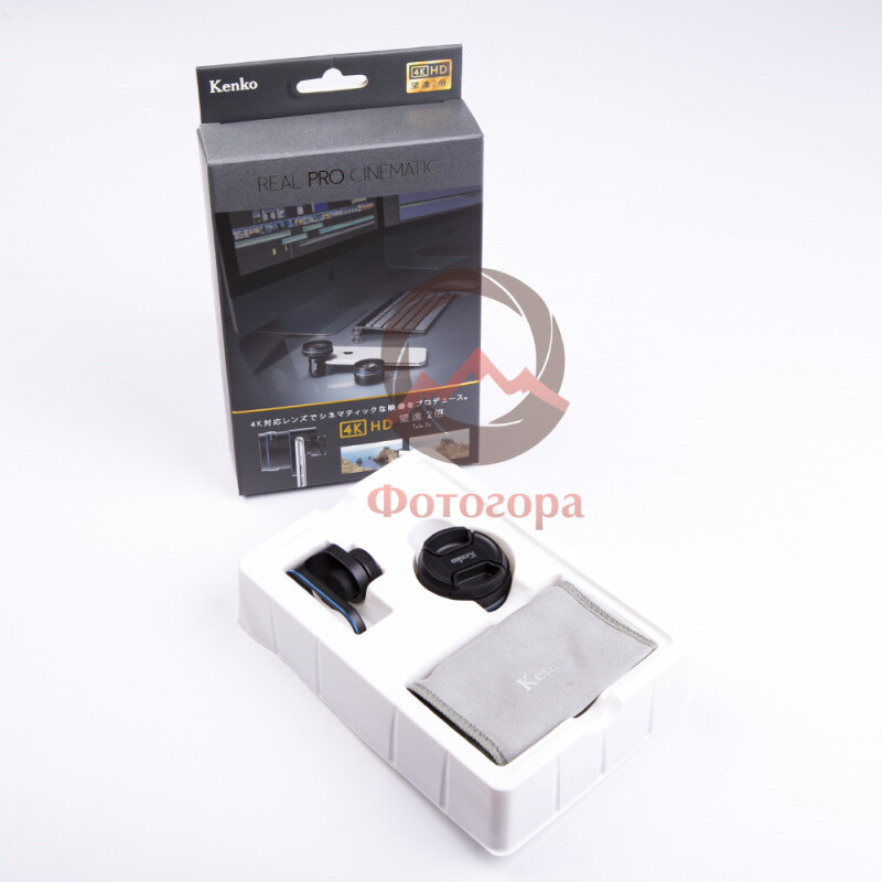 Kenko REAL PRO CINEMA 4K TELE 2X объектив с креплением PRO CLIP для смартфонов