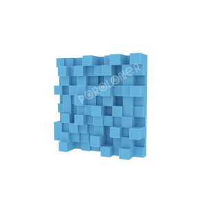 Poroloner Pixel Blue поролоновая акустическая панель 50х50 см синего цвета