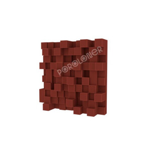Poroloner Pixel Brown поролоновая акустическая панель 50х50 см коричневого цвета