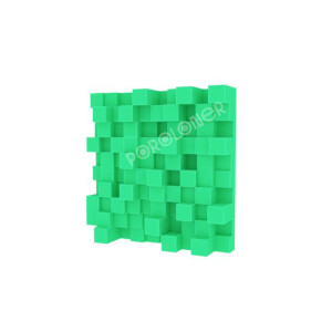 Poroloner Pixel Green поролоновая акустическая панель 50х50 см зеленого цвета