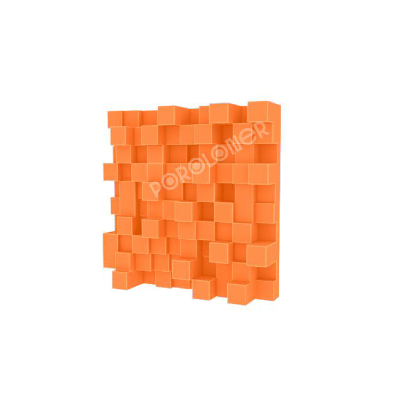 Poroloner Pixel Orange поролоновая акустическая панель 50х50 см оранжевого цвета