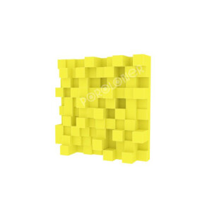 Poroloner Pixel Yellow поролоновая акустическая панель 50х50 см желтого цвета